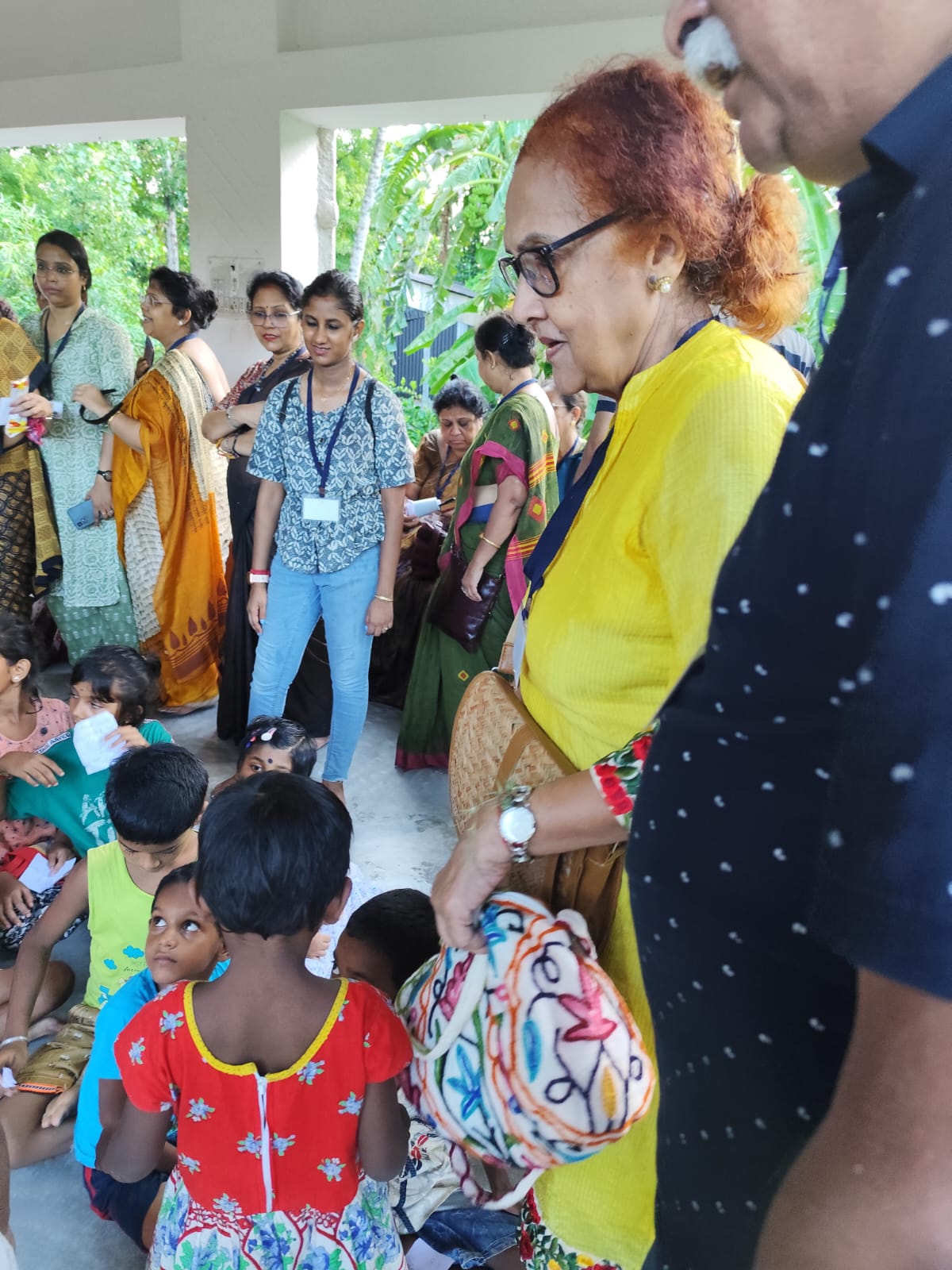 Community outreach at the Ashram